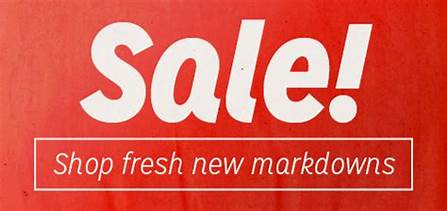 Sale &amp; Markdown