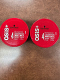 Schwarzkopf Osis+ 4 Ultra Strong Cream Mighty Matte 2.8 oz (pack of 2) *