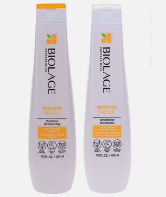 Matrix / Biolage Smoothproof Shampoo & Conditioner 13.5 oz - Duo (new package) pure