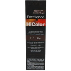 Loreal Excellence •HiColor Permanent H3 Soft Brown 1.74 oz
