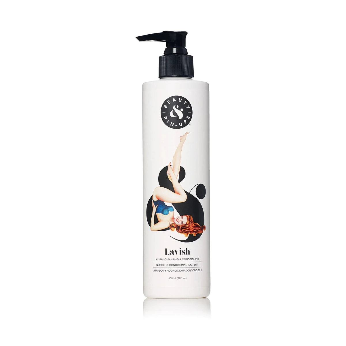 Beauty Pin Ups Lavish All-in-1 / Cleansing & Conditioning 10.1 oz - pure