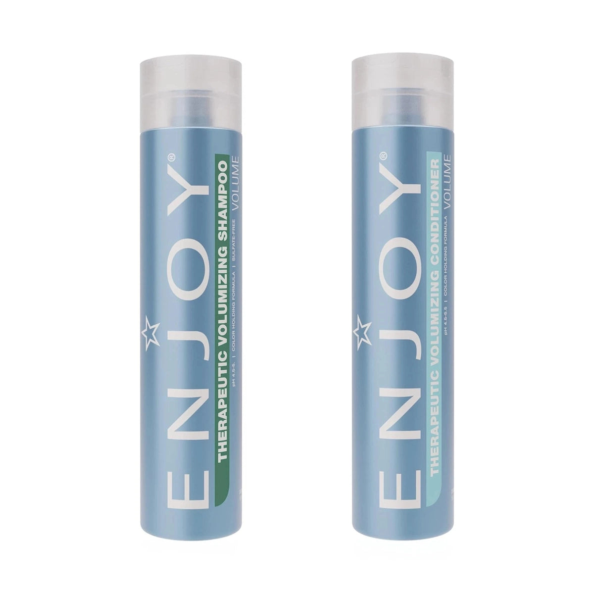 Enjoy Therapeutic / Volumizing Sulfate - Free Shampoo & Conditioner 10 oz Duo pure