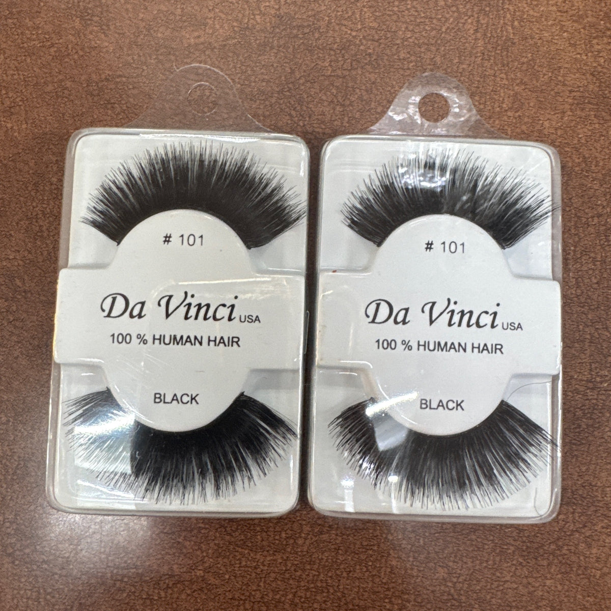 Da Vinci Eye Lashes 101 100% Human Hair, Black (pack of 2)