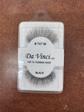 Da Vinci Eye Lashes 100% Human Hair Black 1 PC Choose Number -F