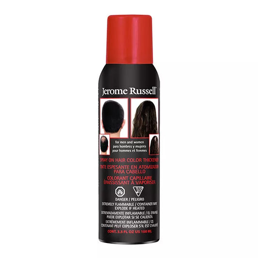 Jerome Russell Spray / on Hair Color Thickener - Black < 3.5 oz >