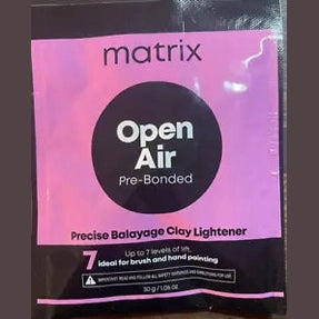 1.06 oz Matrix Bleach Open Air Pre Bonded Clay Balayage Lightener #7 pure