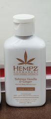 Hempz Tahitian Vanilla & Ginger Herbal Body Moisturizer Lotion 2.25 oz travel care