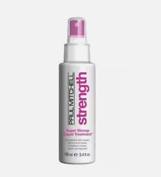 3.4 oz Paul Mitchell Super Strong Liquid Treatment Spray travel pure