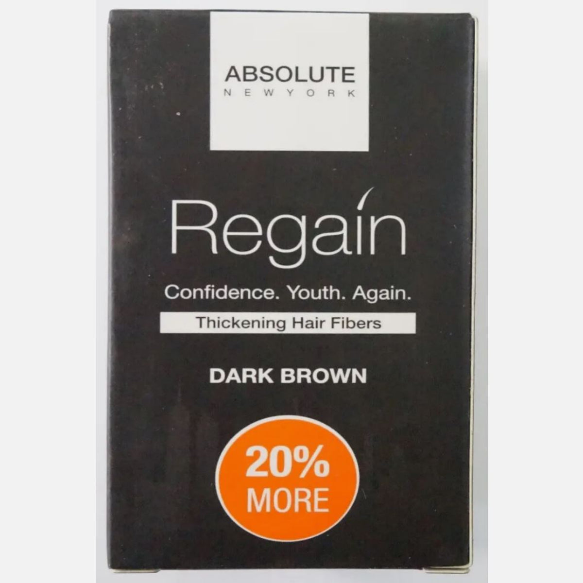 Absolute Regain Hair Fibers DARK BROWN 12g AHF22 pure