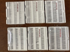 Stardel Eye Lashes 100% Human Hair Black one pair Choose FLARE OR SINGLE