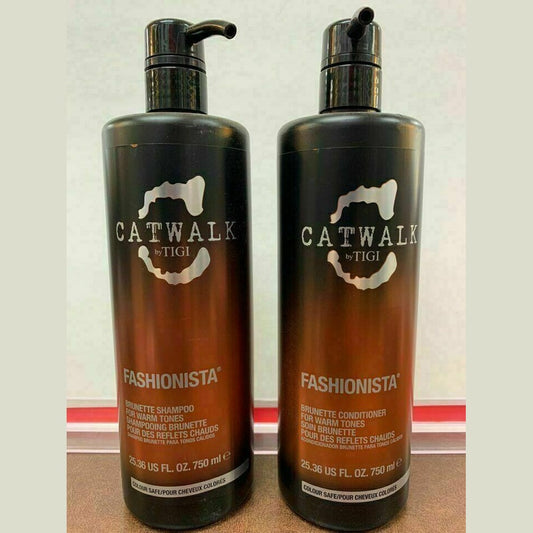 Tigi Catwalk / Brunette Shampoo & Conditioner 25.36 oz [ DUO ]