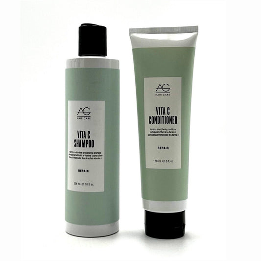 Duo AG Hair Vita C Repair Shampoo 10 oz & Conditioner 6 oz / pure fs