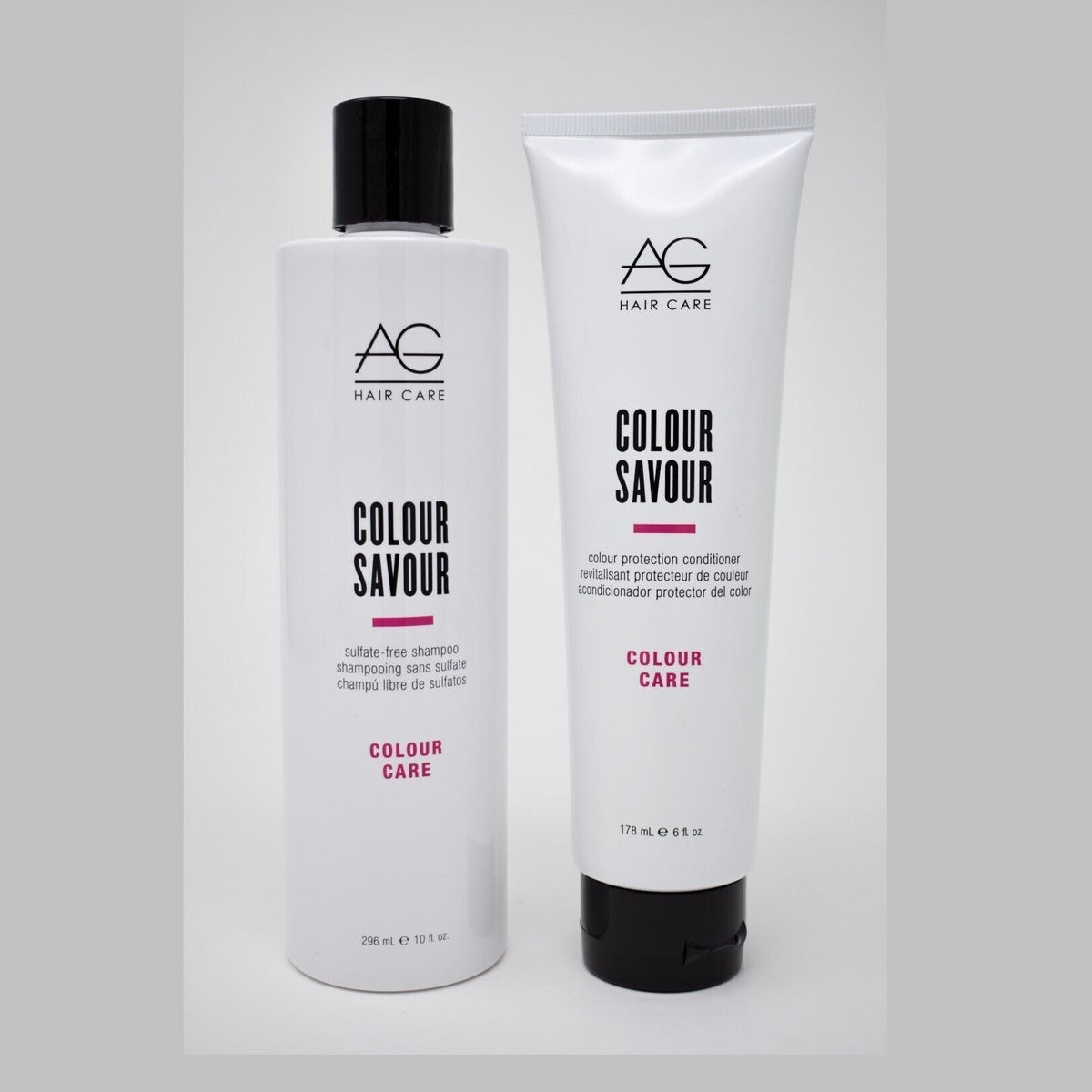 DUO AG Hair Colour / Savour Sulfate Free Shampoo 10 oz & Conditioner 6 oz pure
