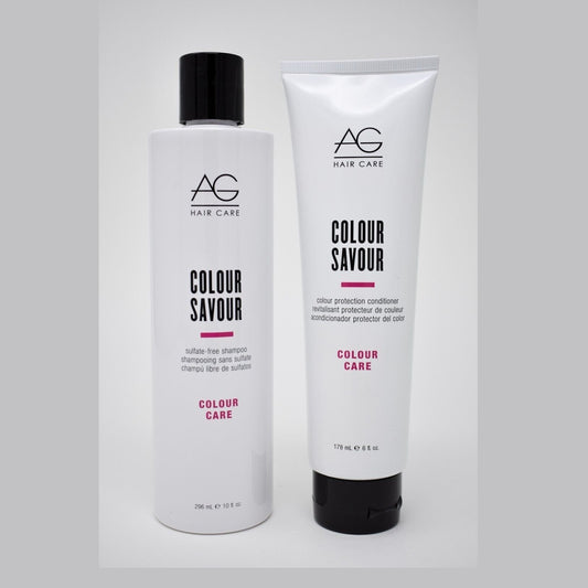 DUO AG Hair Colour / Savour Sulfate Free Shampoo 10 oz & Conditioner 6 oz pure