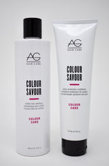 AG Hair Colour Savour Sulfate Free Shampoo 10 oz & Conditioner 6 oz Duo pure