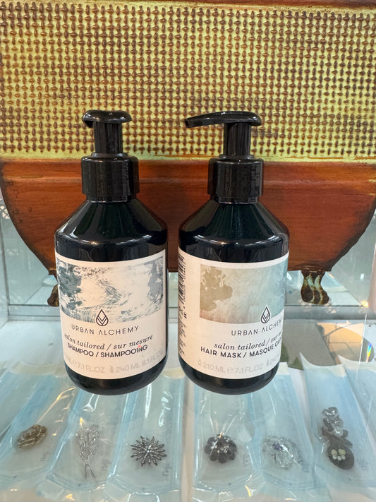 Urban Alchemy Salon Tailored Shampoo & Hair Mask 7.1 oz Duo pure