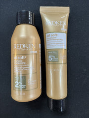 All Soft Moisturizing Shampoo & Conditioner (1.7 oz +1oz) Duo Travel Care