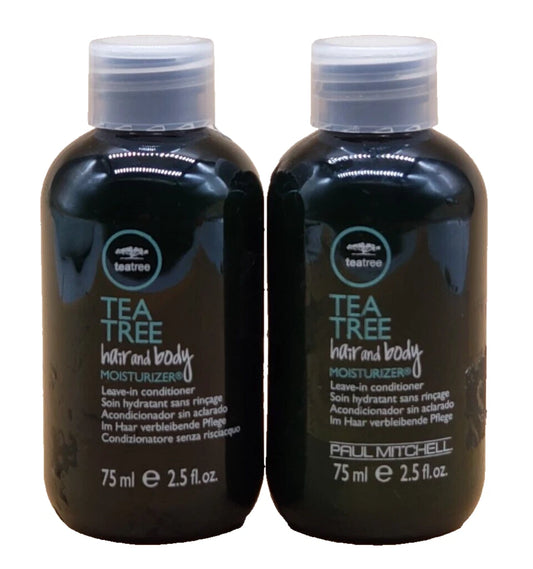 2-pack Paul Mitchell Tea Tree Hair and Body Moisturizer, 2.5 oz Travel / pure