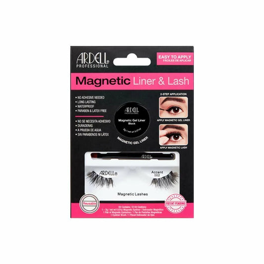 ACCENT 002 Ardell Magnetic Gel EyeLiner & False Lashes 1 set pure