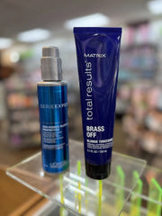 Cool Blonde Care Set - Matrix Brass Off + L'Oreal Blonde Perfector Duo
