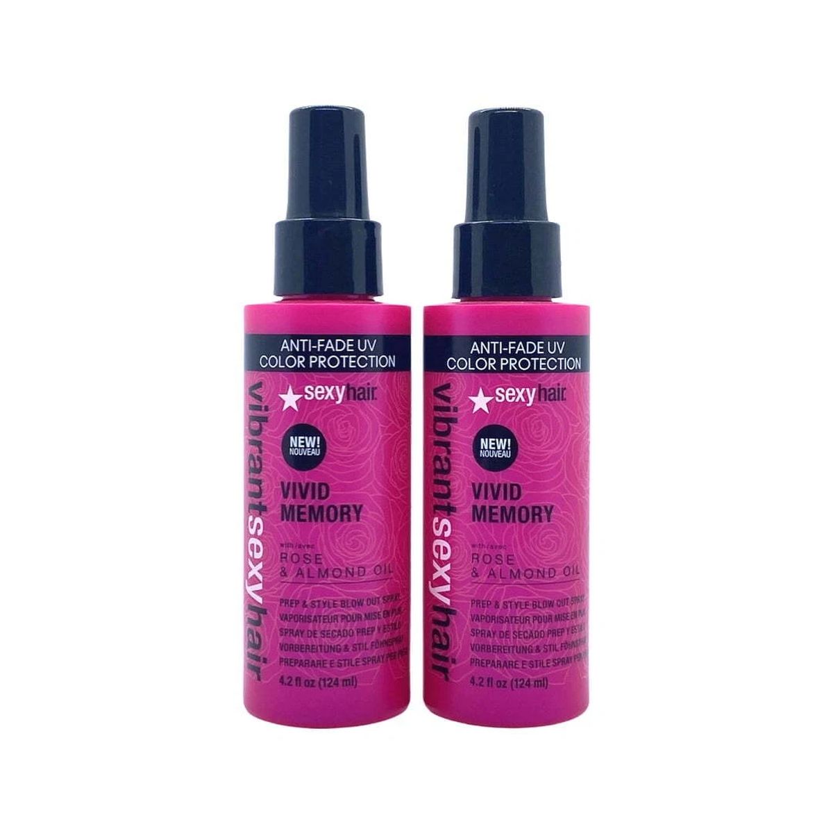 Sexy Hair Vibrant Vivid Memory Blow Dry Spray4.2 oz (pack of 2) pure