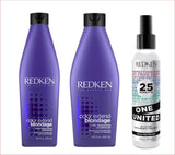 (Set of 3) Redken Blondage Shampoo 10oz, Conditioner 8oz, mask 8oz