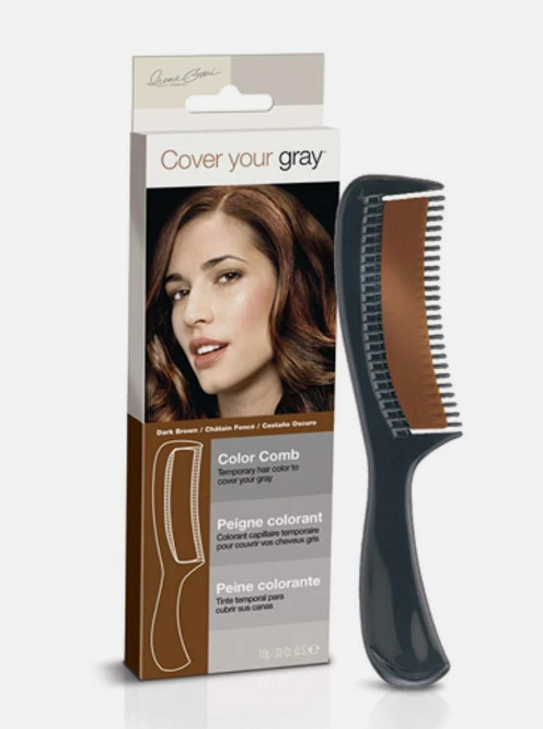 Cover Your Gray Color Comb Dark Brown pure