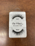Da Vinci Eye Lashes 100% Human Hair Black 1Piece Choose Number