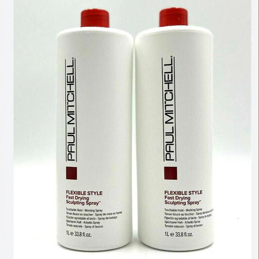 2-pack Paul Mitchell Fast Drying Sculpting Spray 33.8 oz