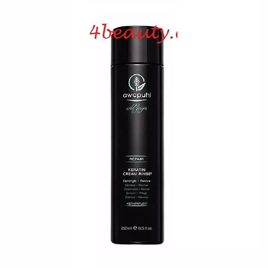Paul Mitchell Awapuhi Wild Ginger Keratin Cream Rinse 8.5 oz for dry damaged hair repair