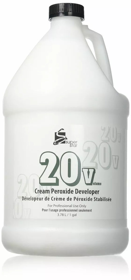 Super Star Cream Peroxide Developer - 20vol 3.78L 1 Gallon fs