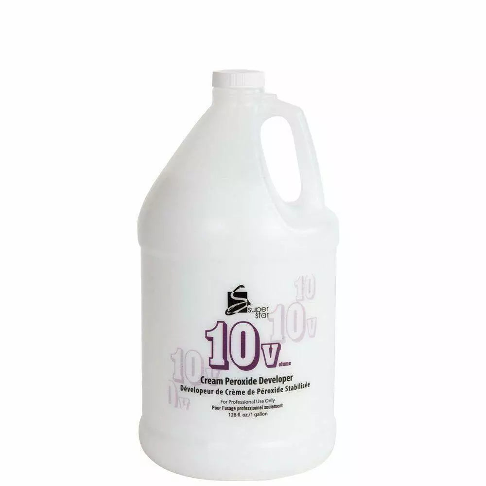 3.78L Super Star Cream Peroxide Developer - 10 vol 1 Gallon pure