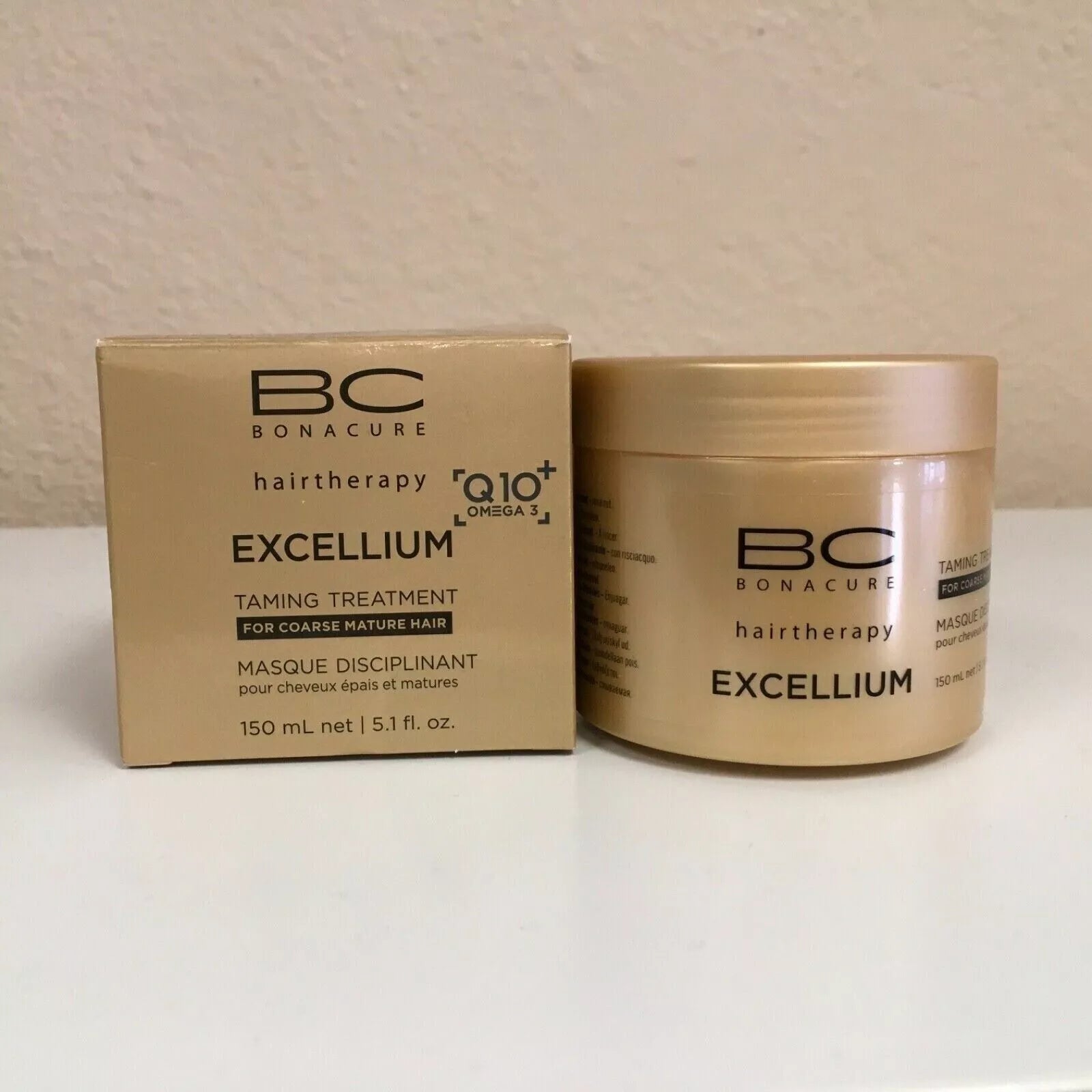 5.1 oz Schwarzkopf BC Excellium Taming Treatment pure fs