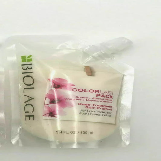3.4 oz Matrix Biolage Color Last Deep Treatment travel pure fs