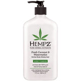 Hempz Coconut & Watermelon Moisturizer 17 oz Holiday -V