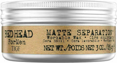 Tigi Bed Head for Men Matte Separation Wax 3 oz   pure care