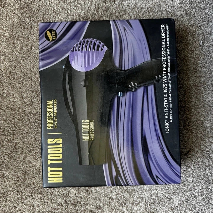 1035 Hot Tools Professional 1875 Watt / Ionic Hair Dryer - pure