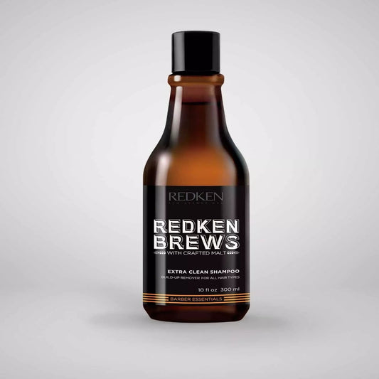 10 oz Redken Brews Extra Clean Shampoo Build Up Remover pure
