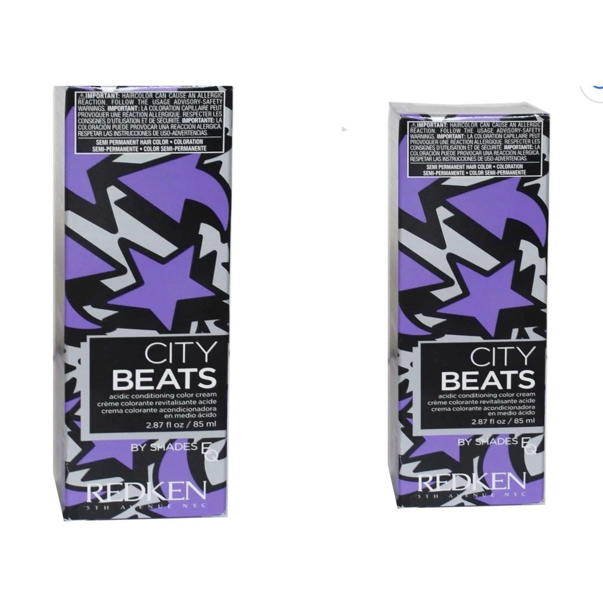 2-pack Redken City Beats EQ East Village Violet, 2 oz