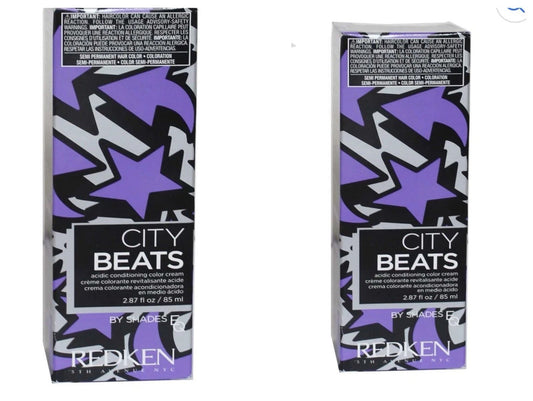 2-pack Redken City Beats By Shades EQ East Village Violet, 2.87 oz - pure