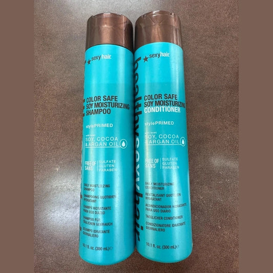 DUO Sexy Hair Healthy / Soy Moisturizing Shampoo & Conditioner - 10 oz (original) pure