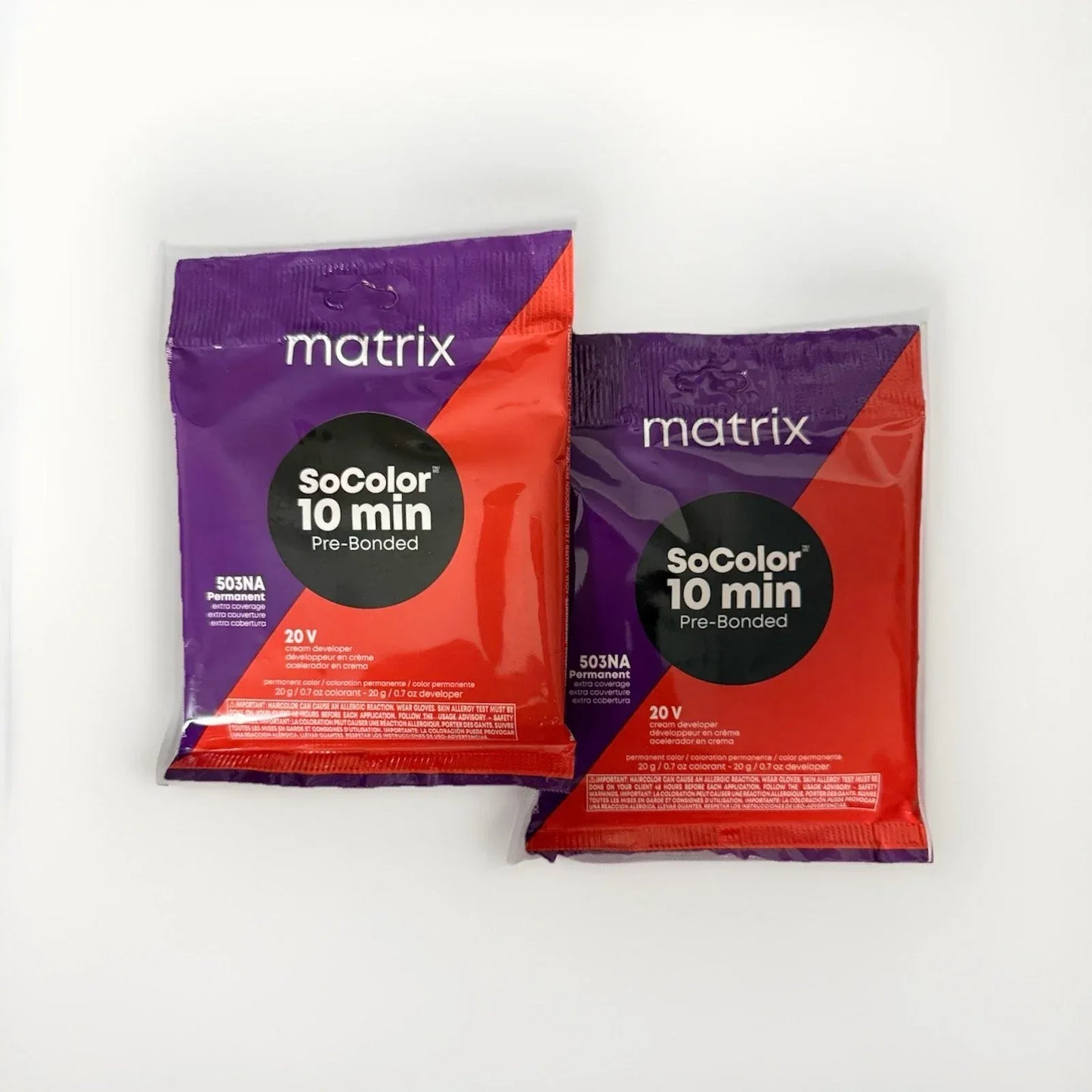 Matrix SoColor 10 Minute Hair Color & Developer 503NA / Darkest Brown 2-Pack pure ✔