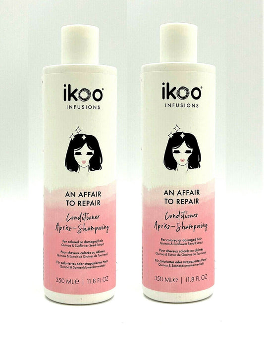 2 Pack - Ikoo An Affair To Repair Conditioner 11.8 oz / For Colored Hair ✔️ sale