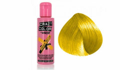 100ml Crazy Color Semi Permanent Hair Color Dye Cream Canary Yellow 49 pure