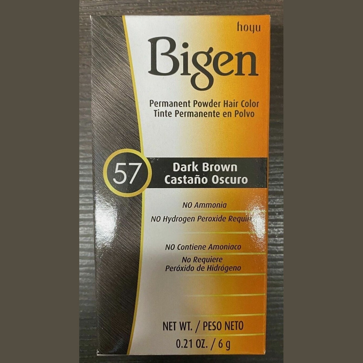 Bigen Permanent Powder Hair Color 57 [ Dark Brown ]