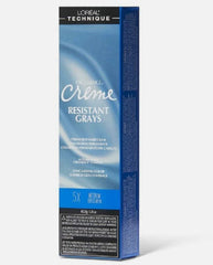 Loreal Excellence Creme Resistant Gray Color 5X Medium Brown 1.74 oz care