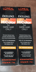 Loreal Excellence Creme Permanent HiColor 1.74 oz H1 Coolest Brown (pack of 2) sale aura