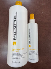 Paul Mitchell Baby Don't Cry Shampoo 33 oz & Taming Spray 8.5 oz Duo pure