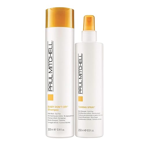 Paul Mitchell / Baby Don't Cry Kids Duo Shampoo 10.1 & Taming Spray [8.5 oz] - Duo