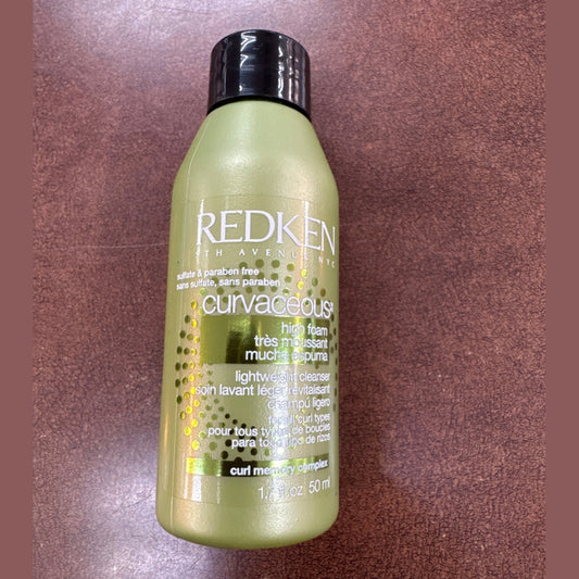 Redken Curvaceous LOW Foam Moisturizing Cleanser, 1.7 oz - Travel